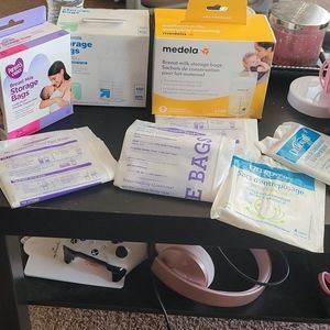 Breast Milk Storage Bags over 200